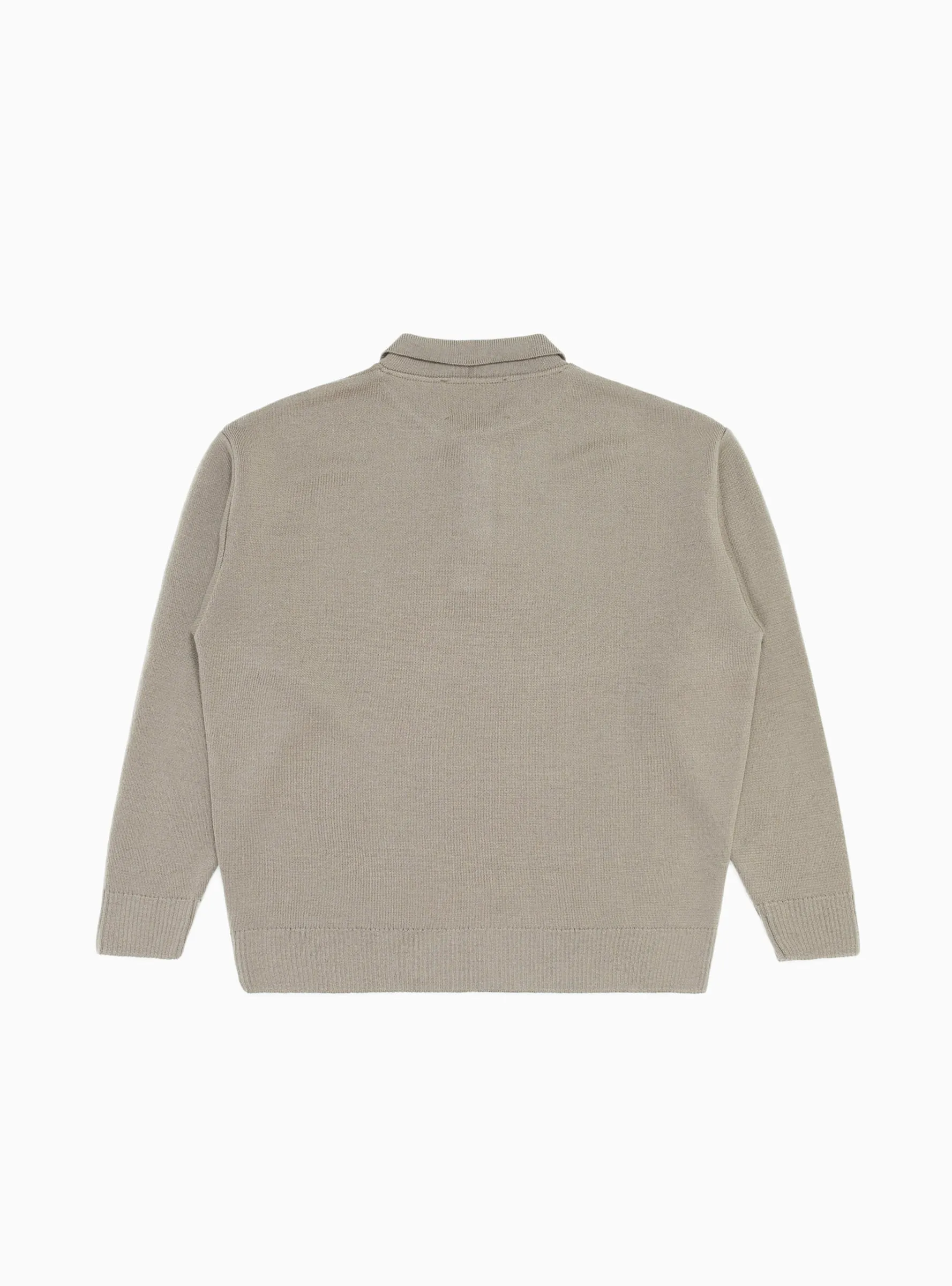 Polo Sweater Fawn Grey