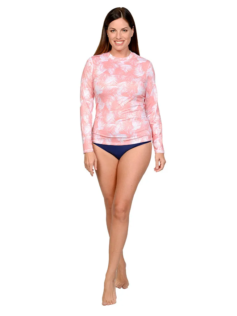 Printed women's Long Sleeve Ultra Lightweight Sun Shirts in lively tropical and florals