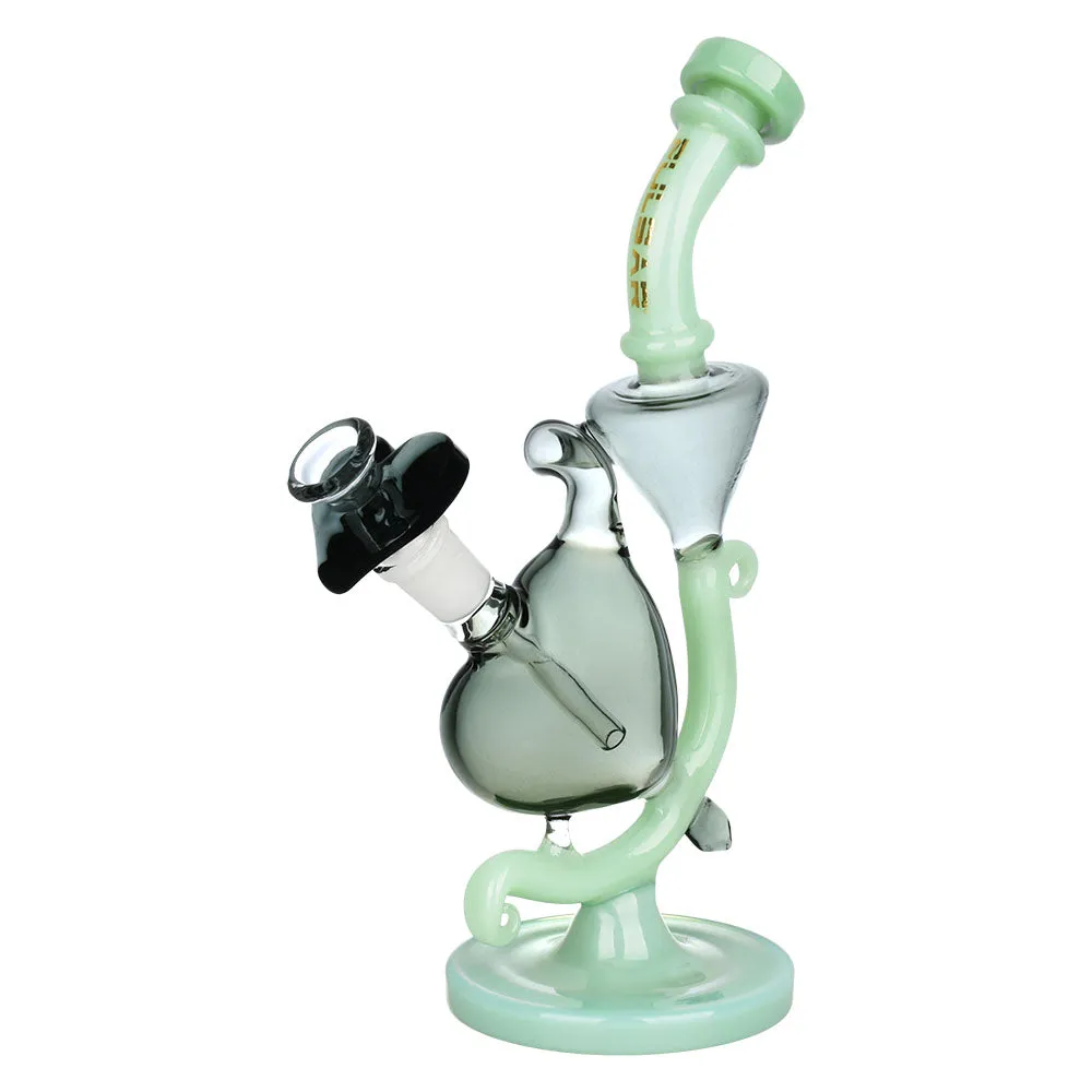 Pulsar Heart Recycler Water Pipe 8.5"