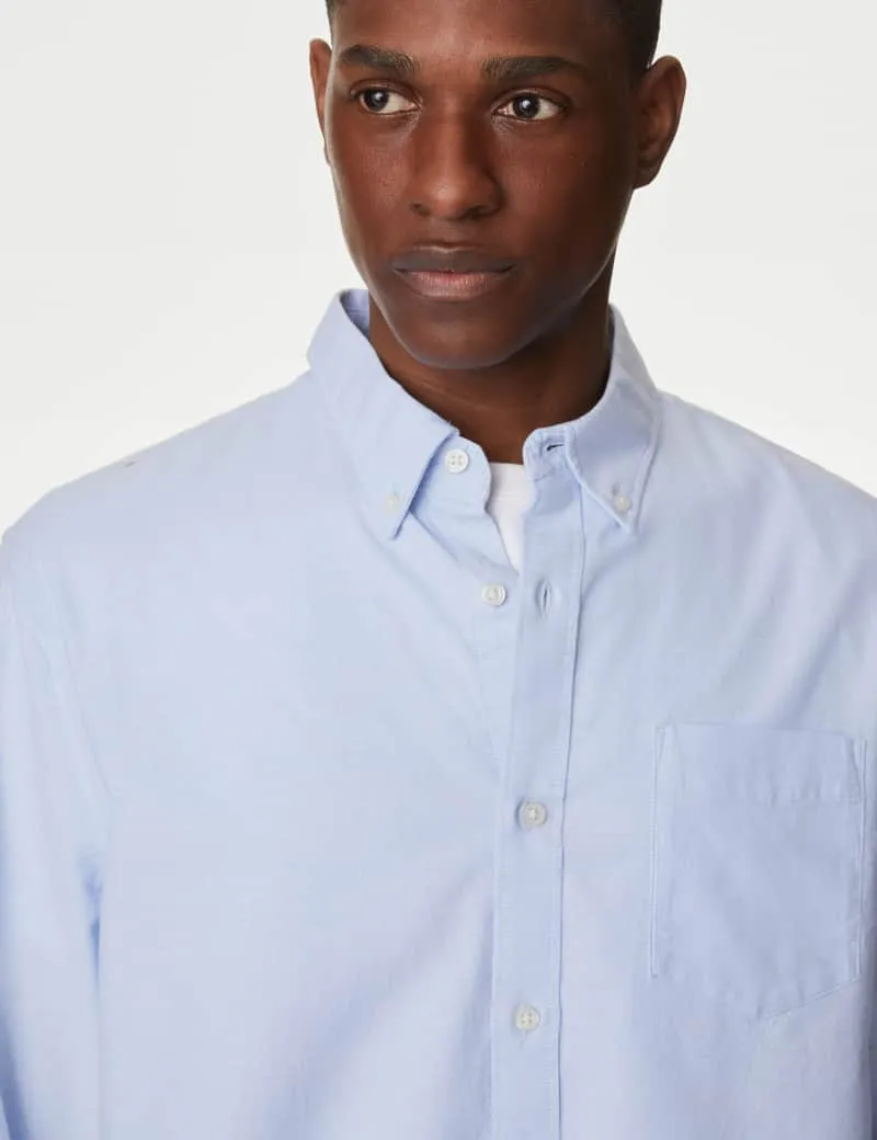 Pure Cotton Oxford Shirt