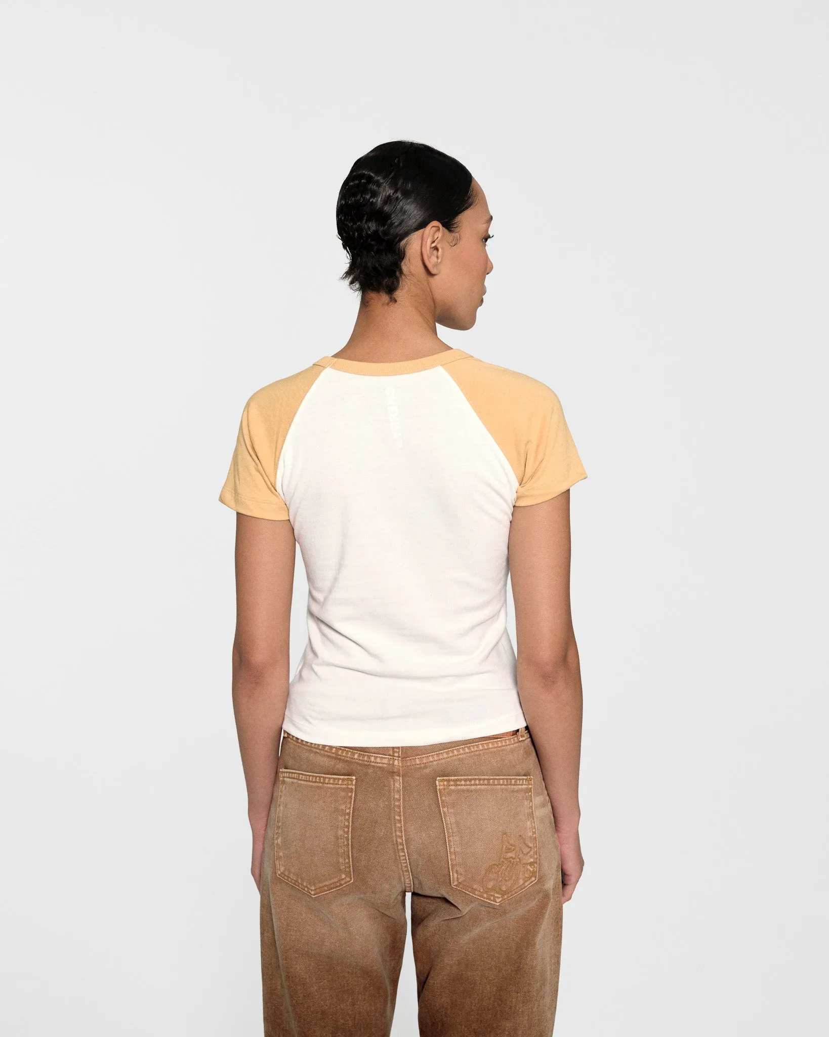 Raglan Baby Tee (Camel)