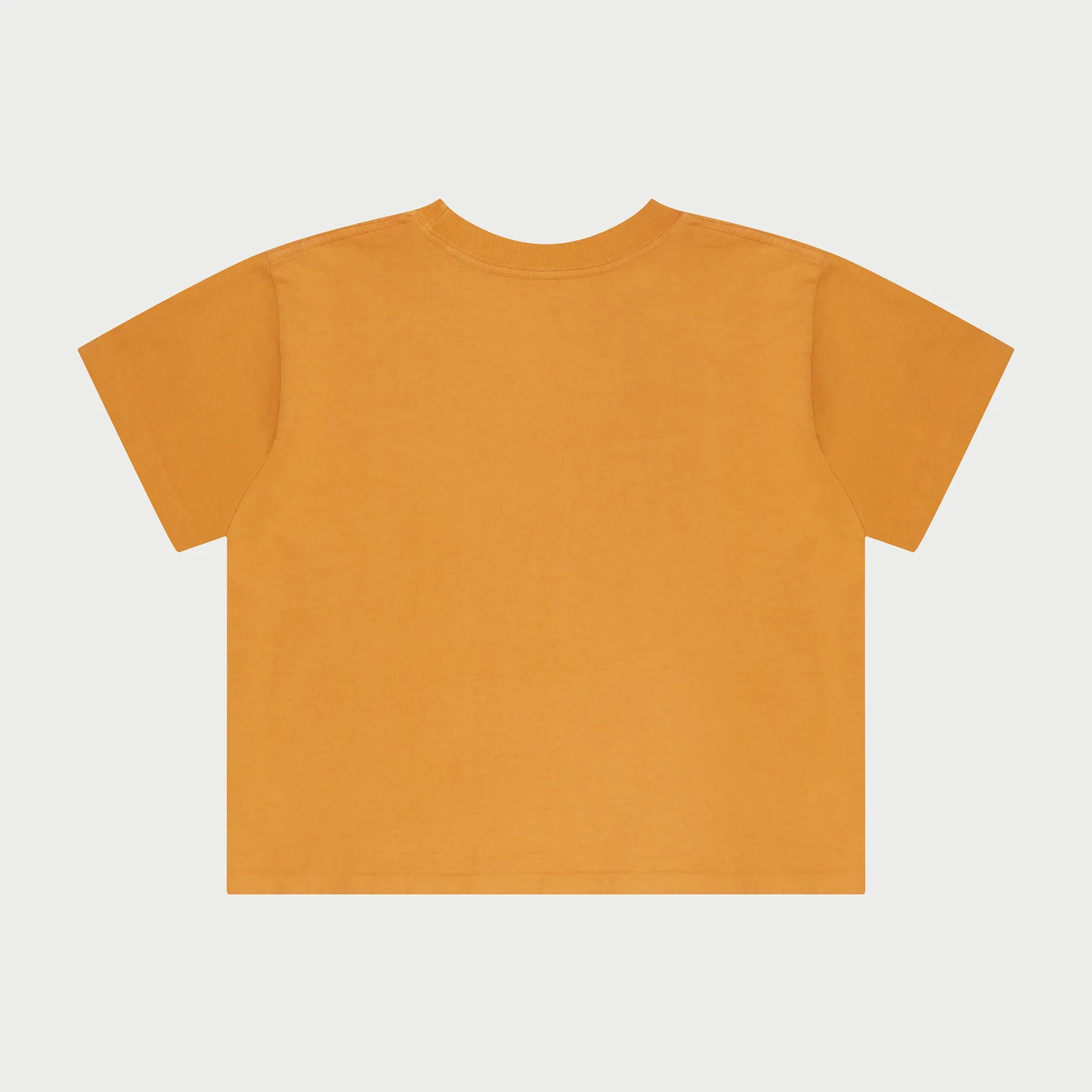 Ride It, Rev It Boxy Baby Tee (Orange)