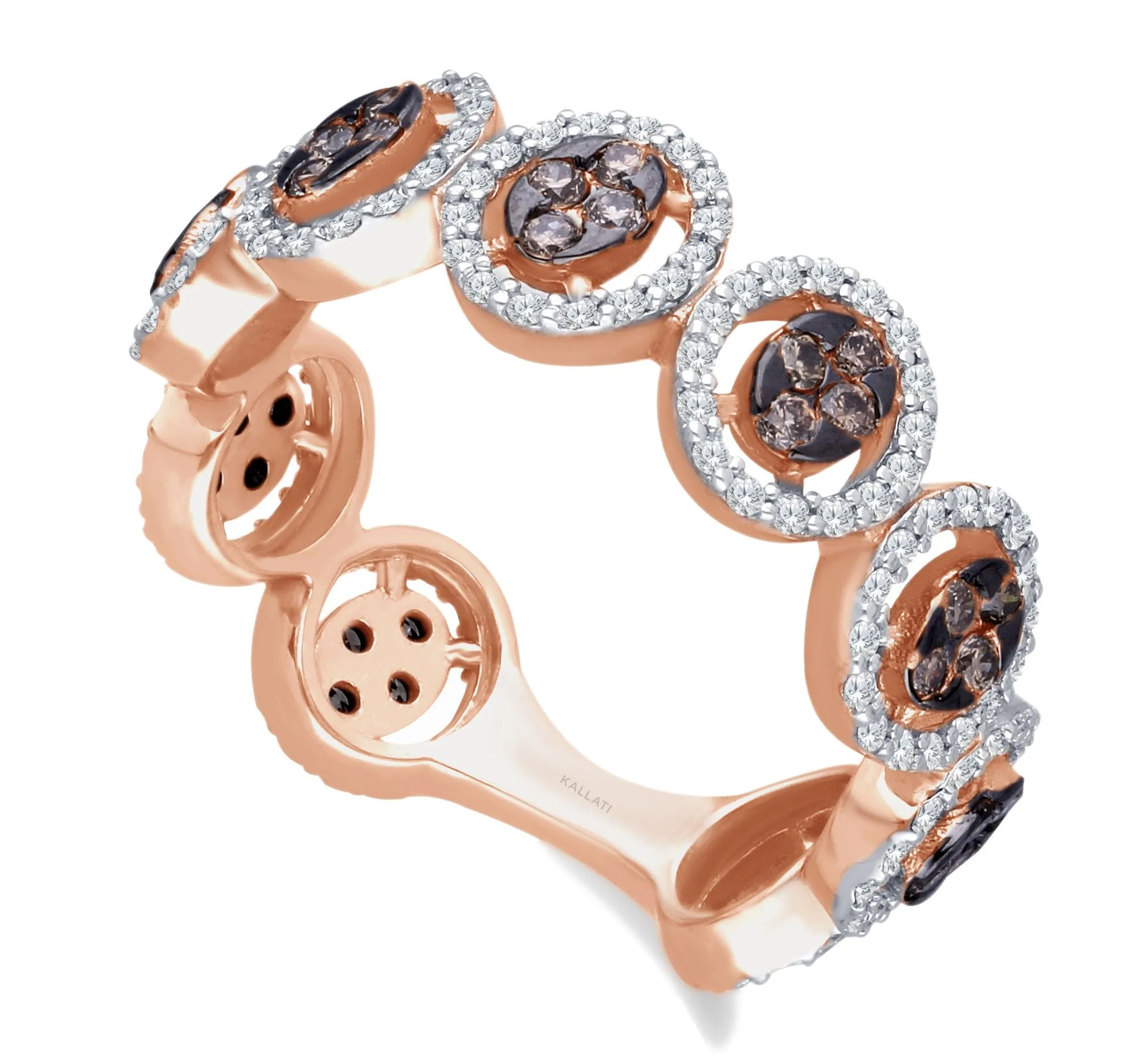 Rose Gold Coco & White Diamond Eternal Ring