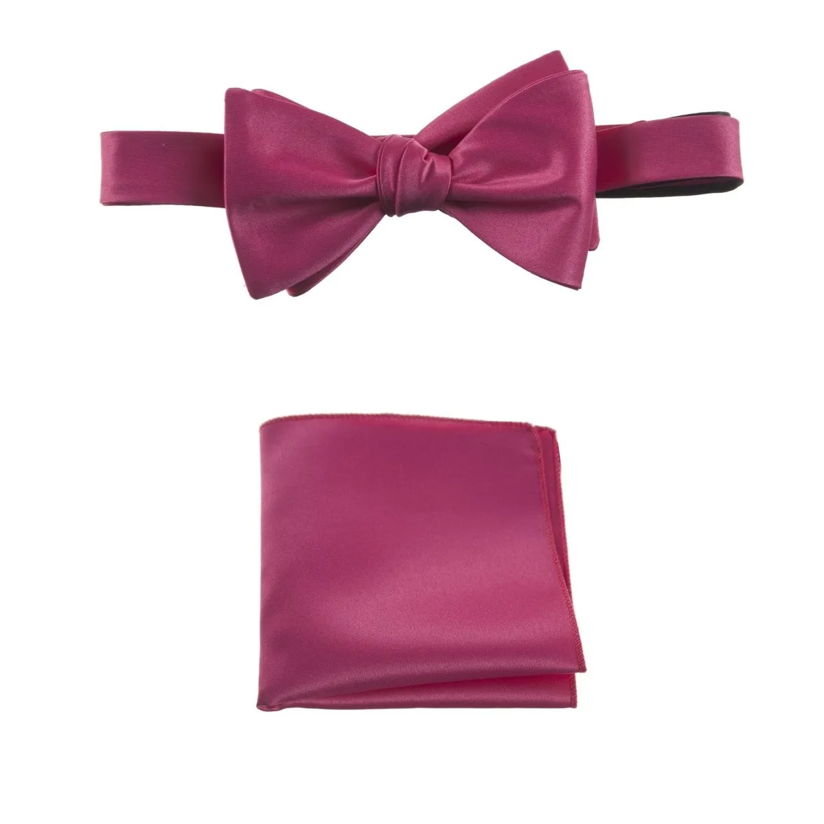 Selftie Bow Tie and Pocket Square Handkerchief Set