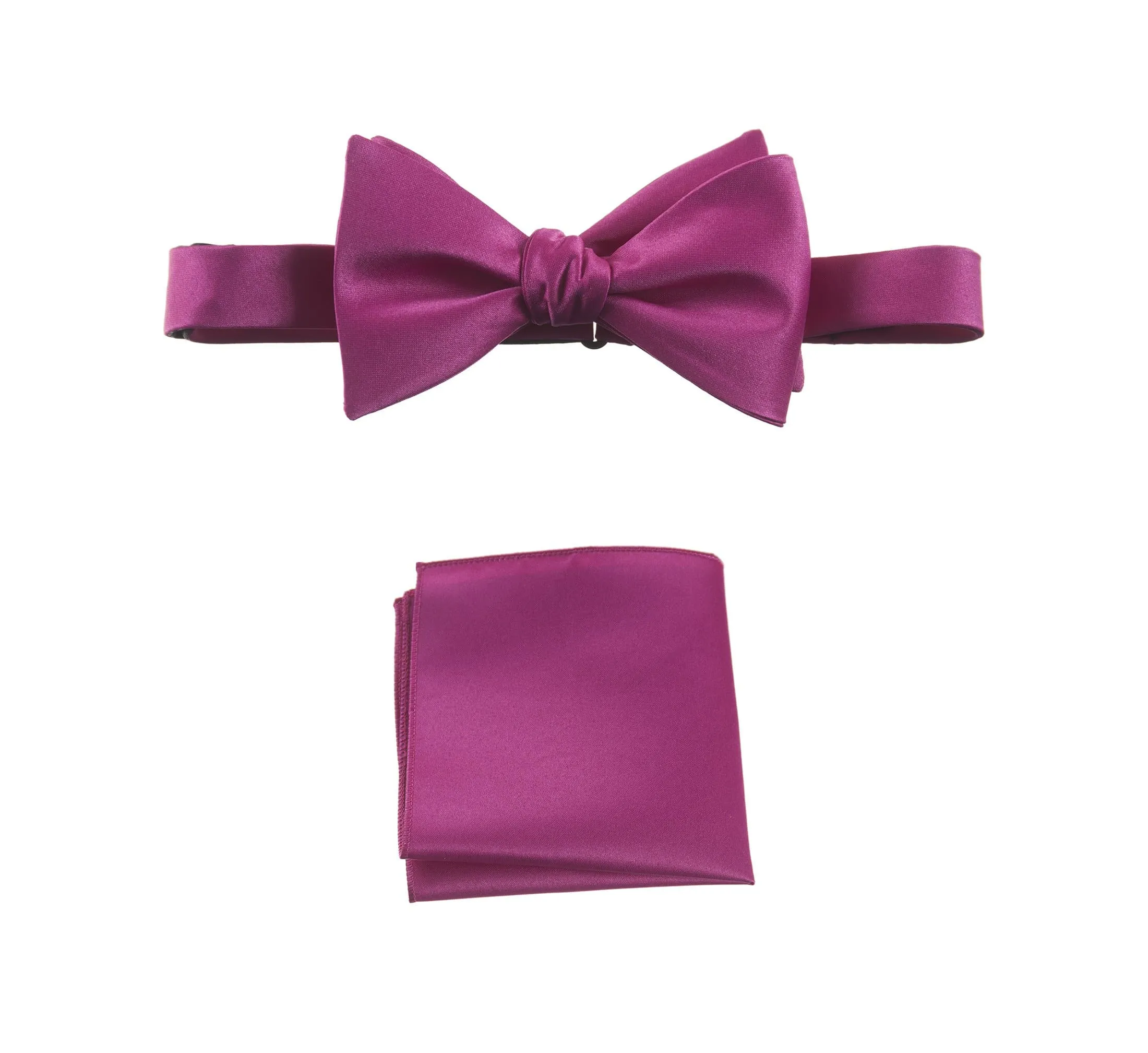 Selftie Bow Tie and Pocket Square Handkerchief Set