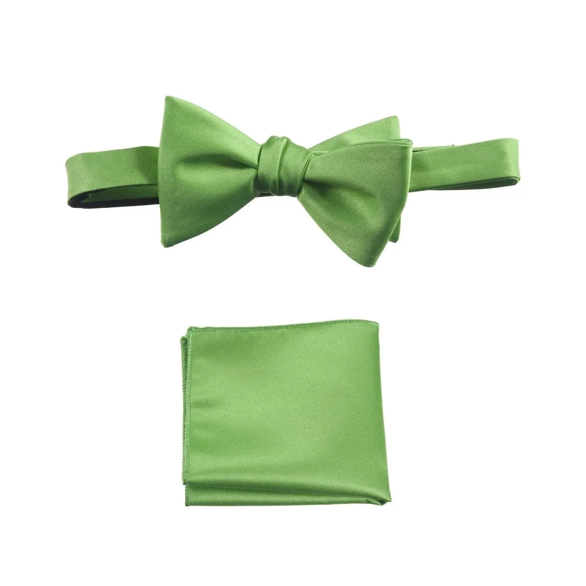 Selftie Bow Tie and Pocket Square Handkerchief Set