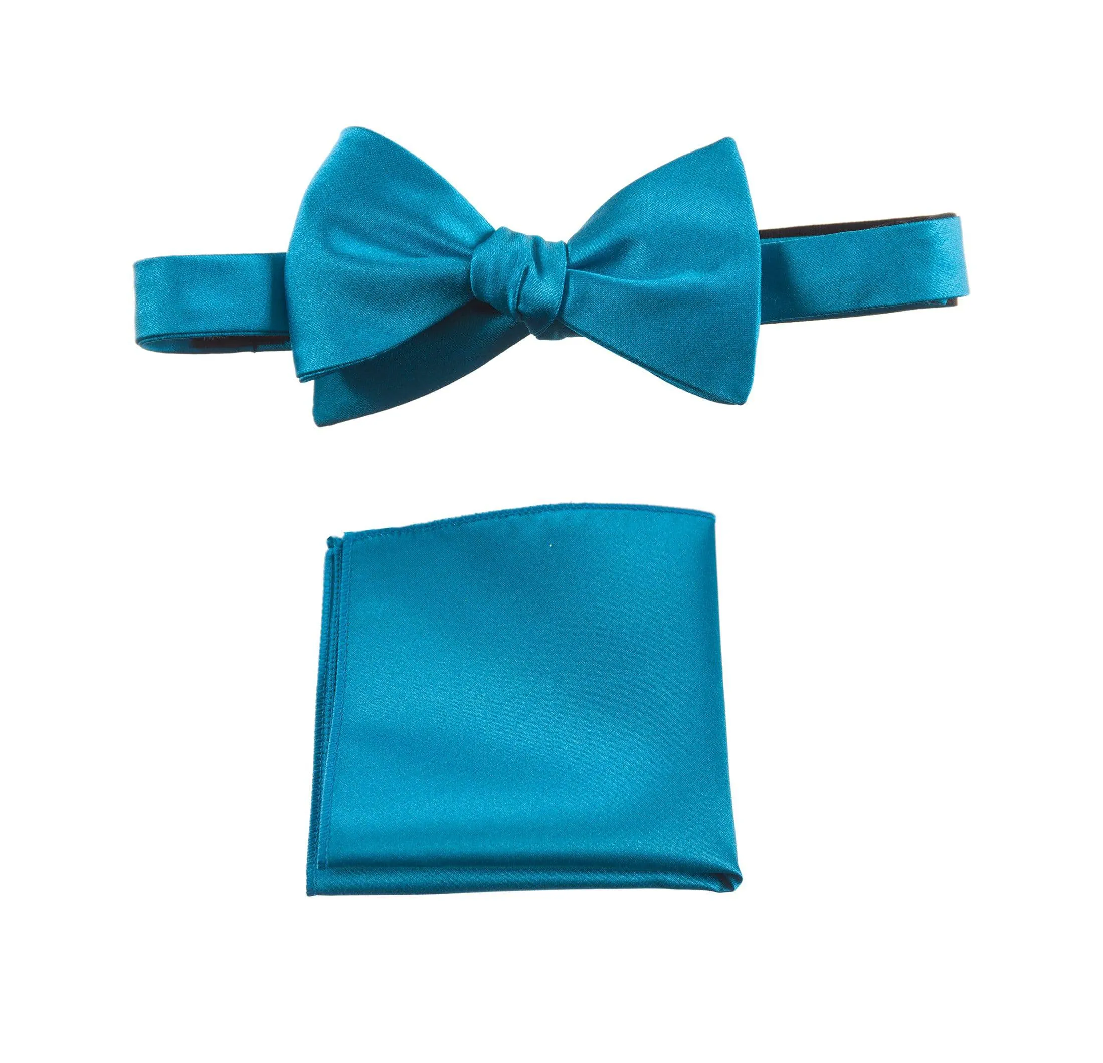 Selftie Bow Tie and Pocket Square Handkerchief Set