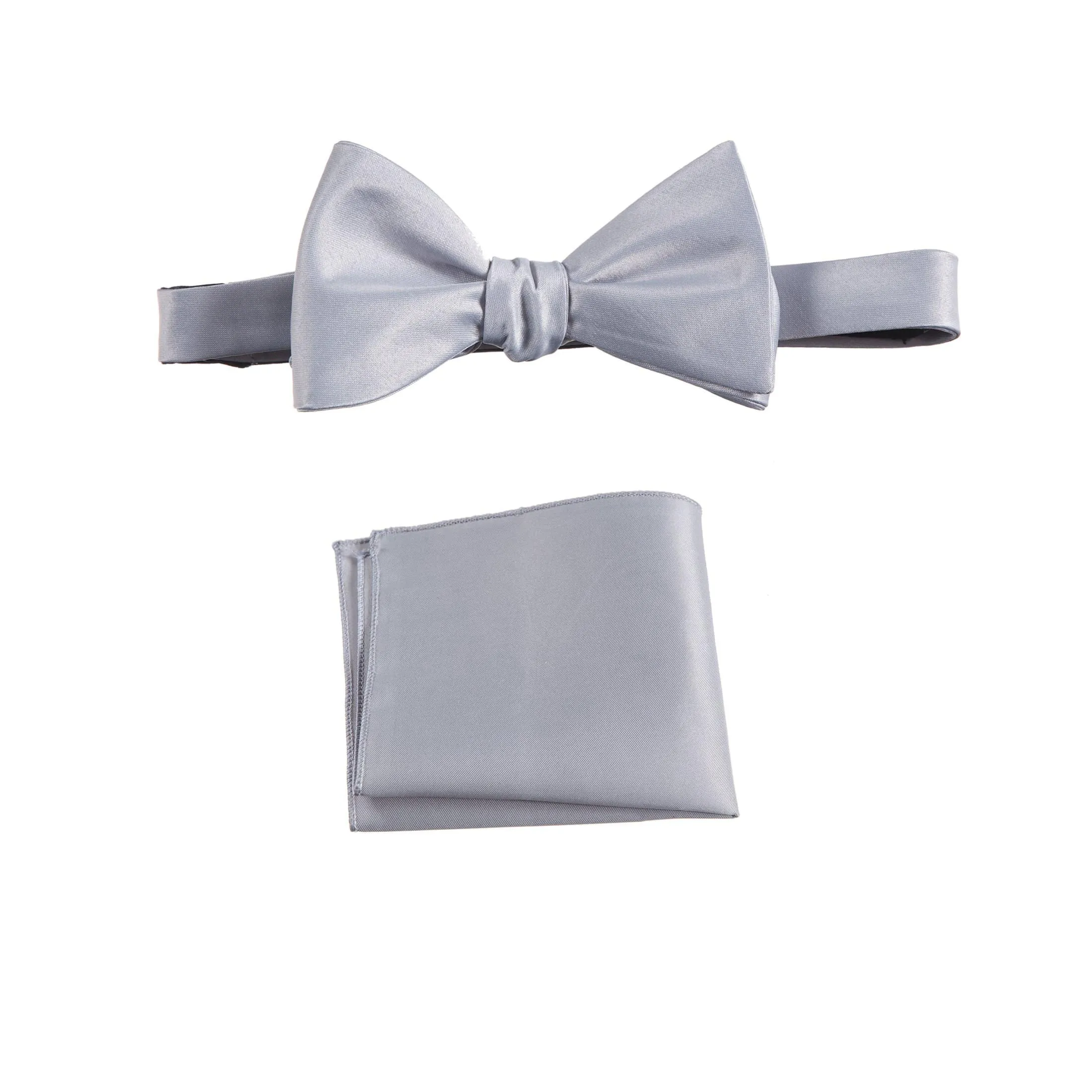 Selftie Bow Tie and Pocket Square Handkerchief Set