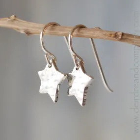 Silver Star Earrings - Shine Brightly