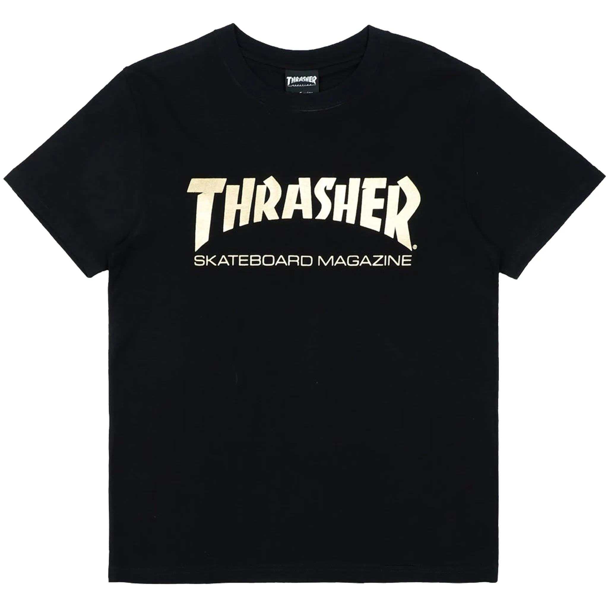 SKATE MAG FOIL S/S T-SHIRT (Black)