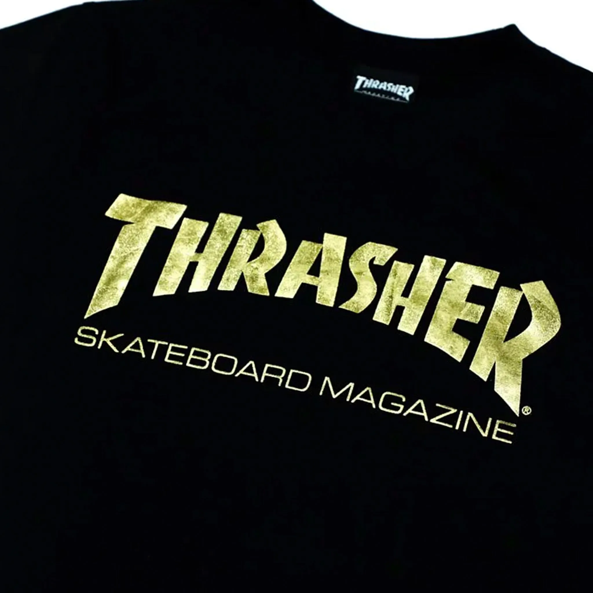 SKATE MAG FOIL S/S T-SHIRT (Black)