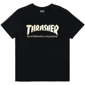 SKATE MAG FOIL S/S T-SHIRT (Black)