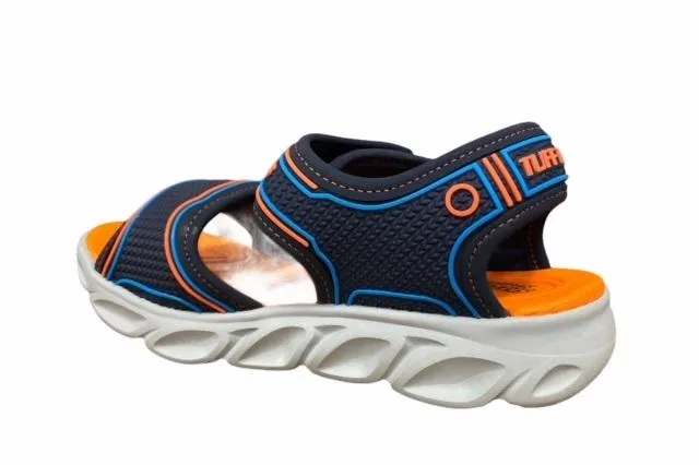 Skechers solder for children with Lights Hypno Splash 90522L/NVOR blue-orange