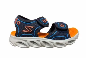 Skechers solder for children with Lights Hypno Splash 90522L/NVOR blue-orange