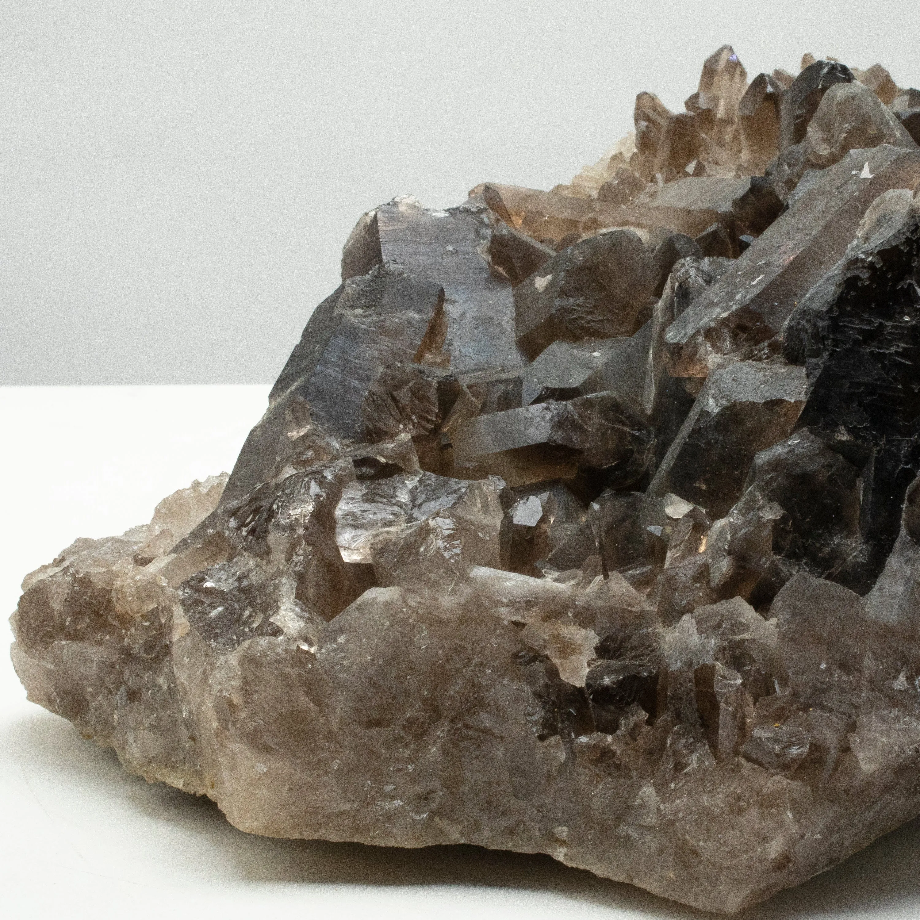 Smoky Quartz Cluster from Brazil - 18 / 34.4 lbs