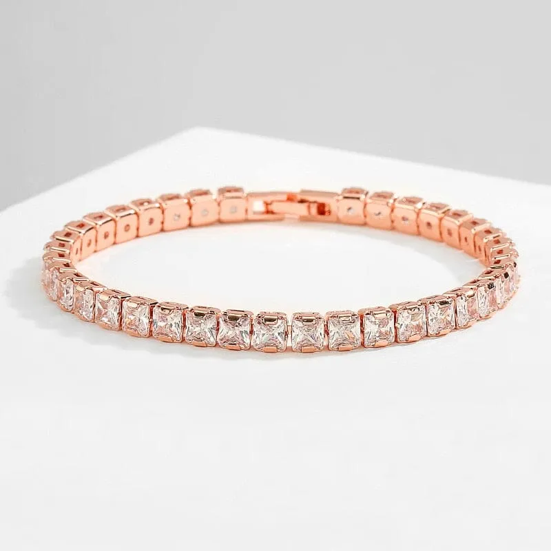 Sparkling Crystal Moissanite Bracelet