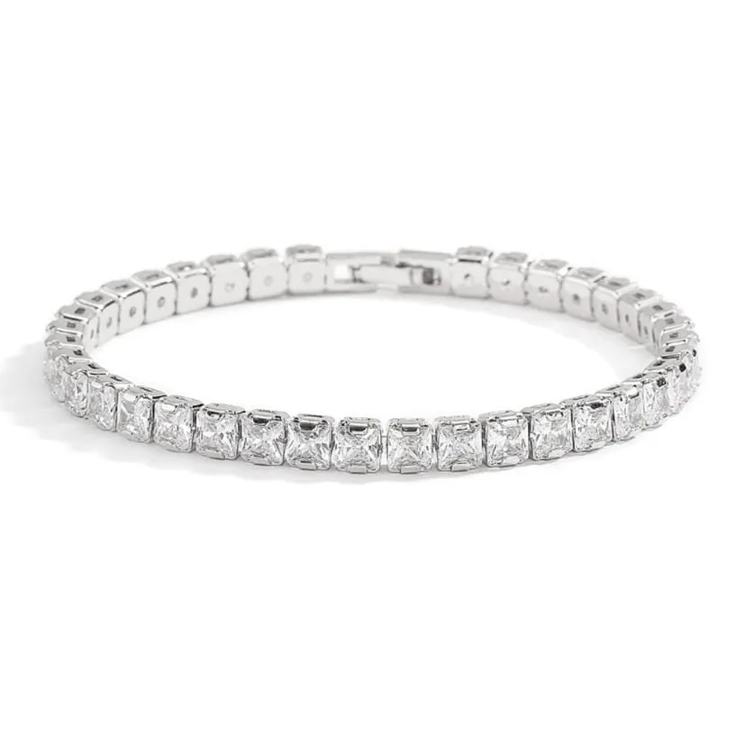 Sparkling Crystal Moissanite Bracelet