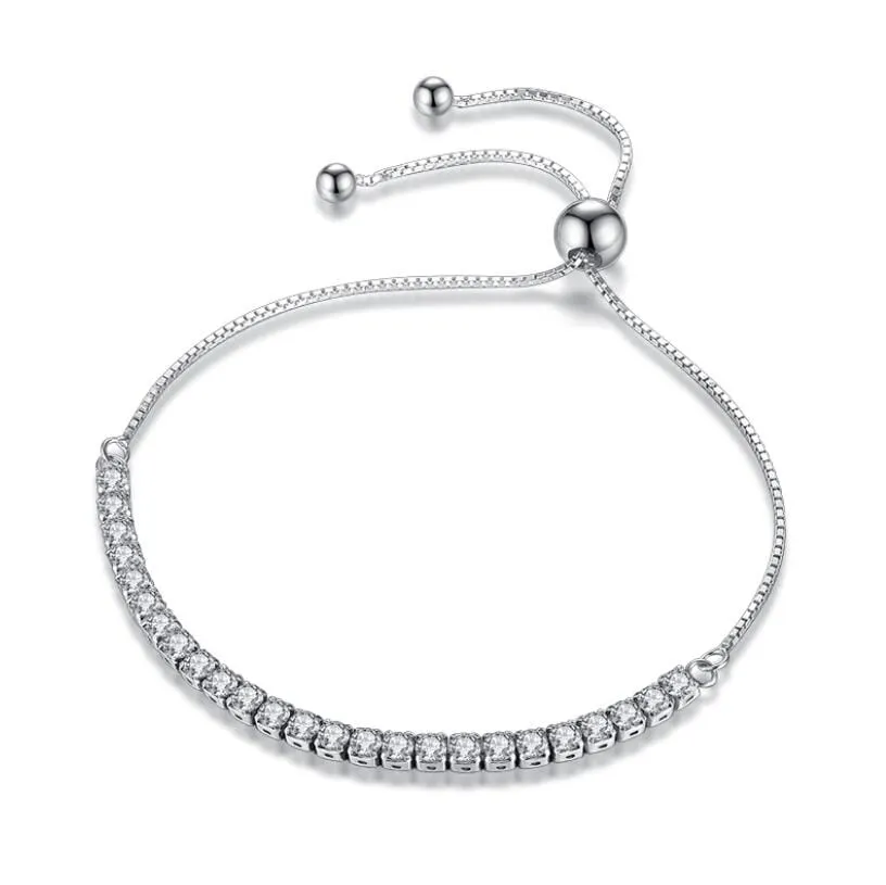 Sparkling Crystal Moissanite Bracelet