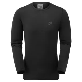 Sprayway Men's Dornie Crew Neck Long Sleeve Base Layer Top (Black)