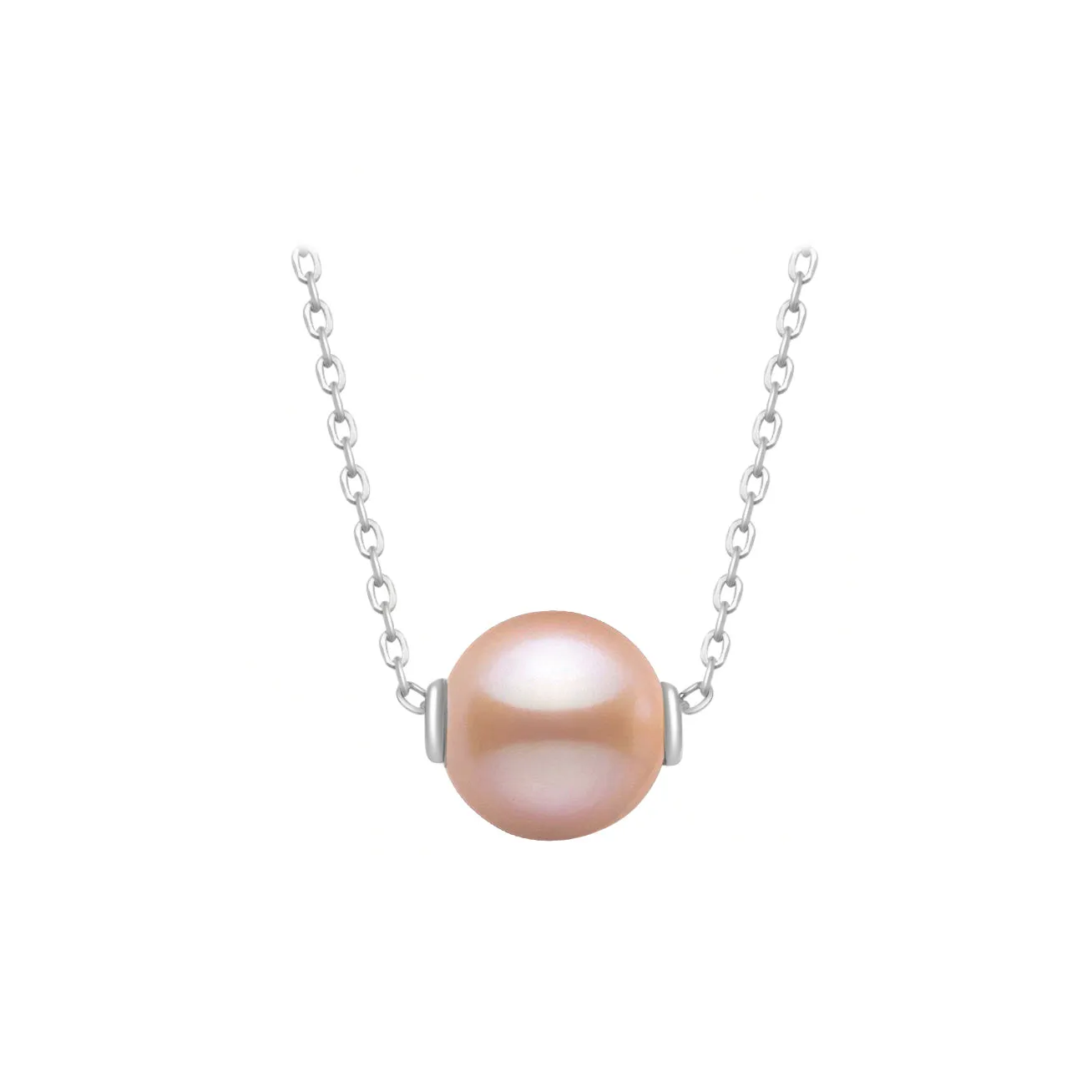 Sterling Silver Interchangeable Edison Pearl Necklace WN00465 | Possibilities