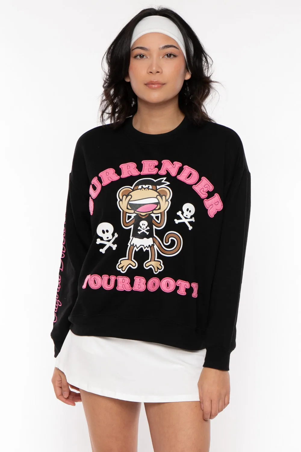 Surrender - Bobby Jack Oversized Premium Sweatshirt - Black