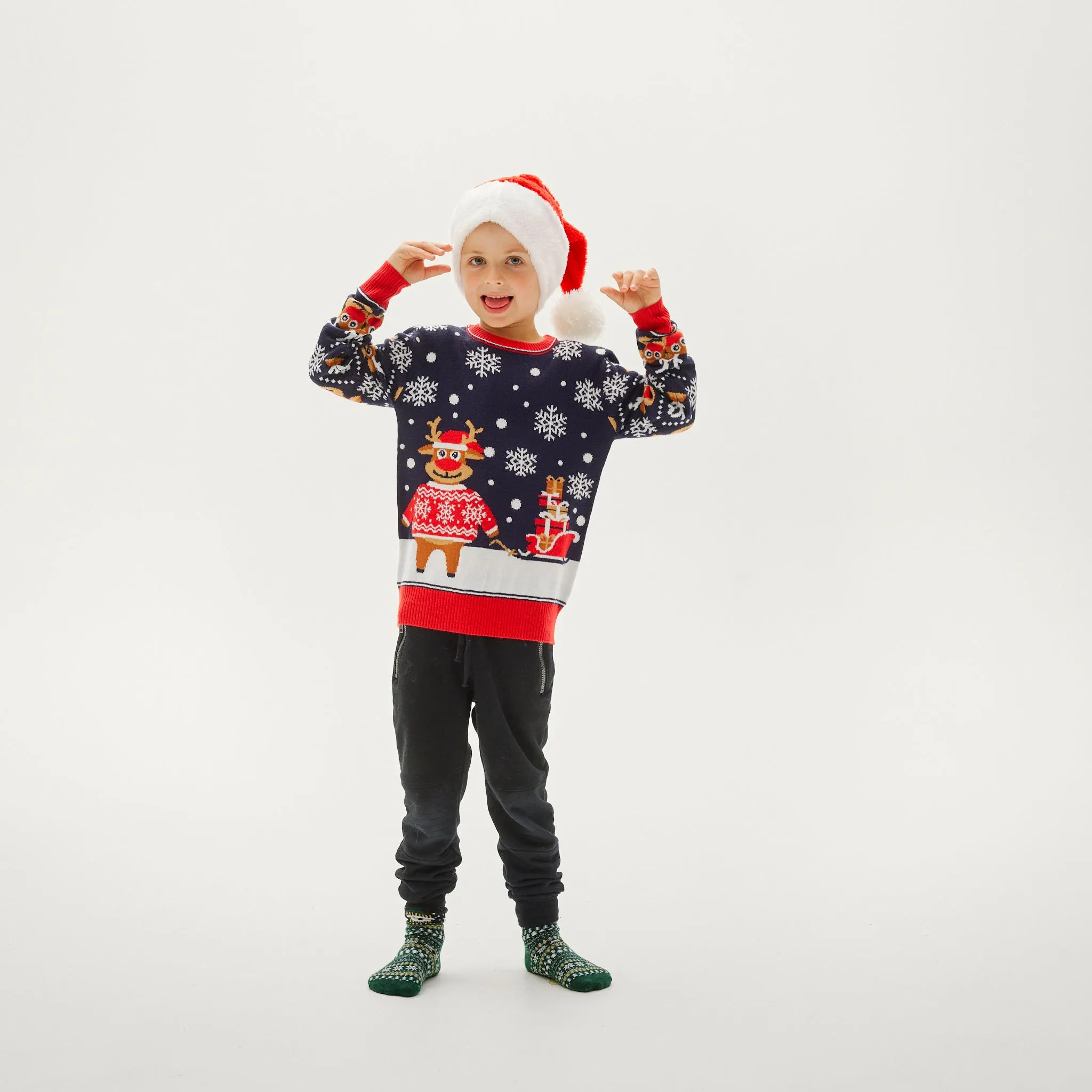 The Bringing Christmas Gifts Sweater - Børn