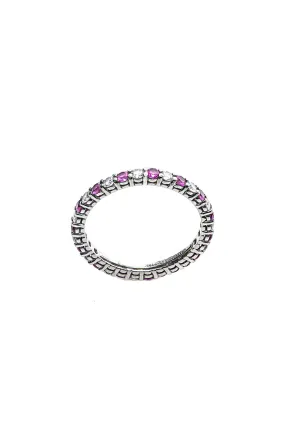 Tiffany Pink Sapphire & Diamond Ring