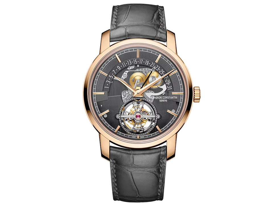 TRADITIONNELLE TOURBILLON RETROGRADE DATE OPENFACE