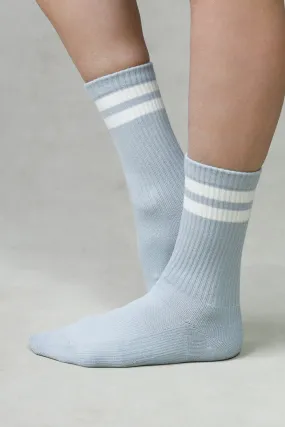 TWO STRIPE SOFT COTTON SOCKS