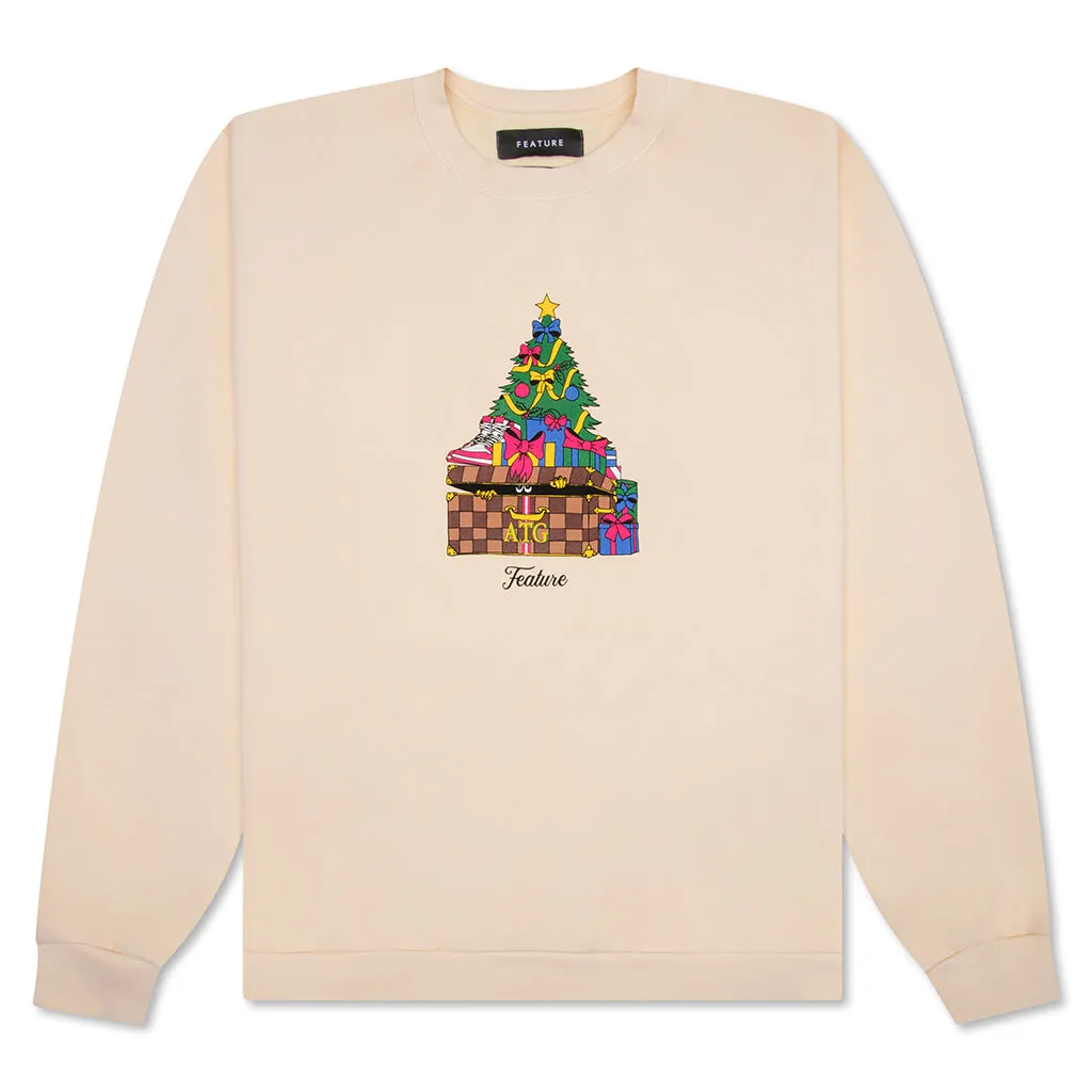 Under The Tree Crewneck - Almond Oil