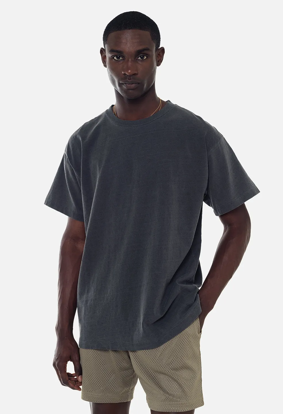 University Tee / Washed Black