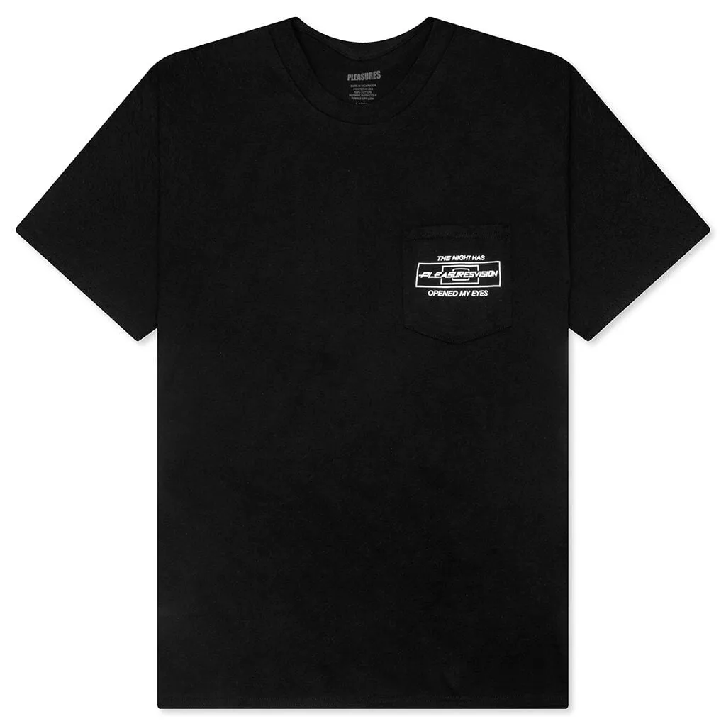 Vision Pocket T-Shirt - Black