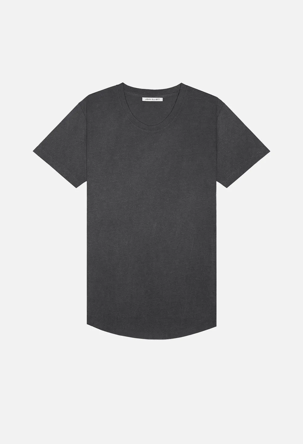 Washed Curve U-Neck / Black