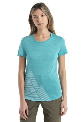 Womens 125 Cool-Lite Merino Sphere II Short Sleeve T-Shirt Peak Quest