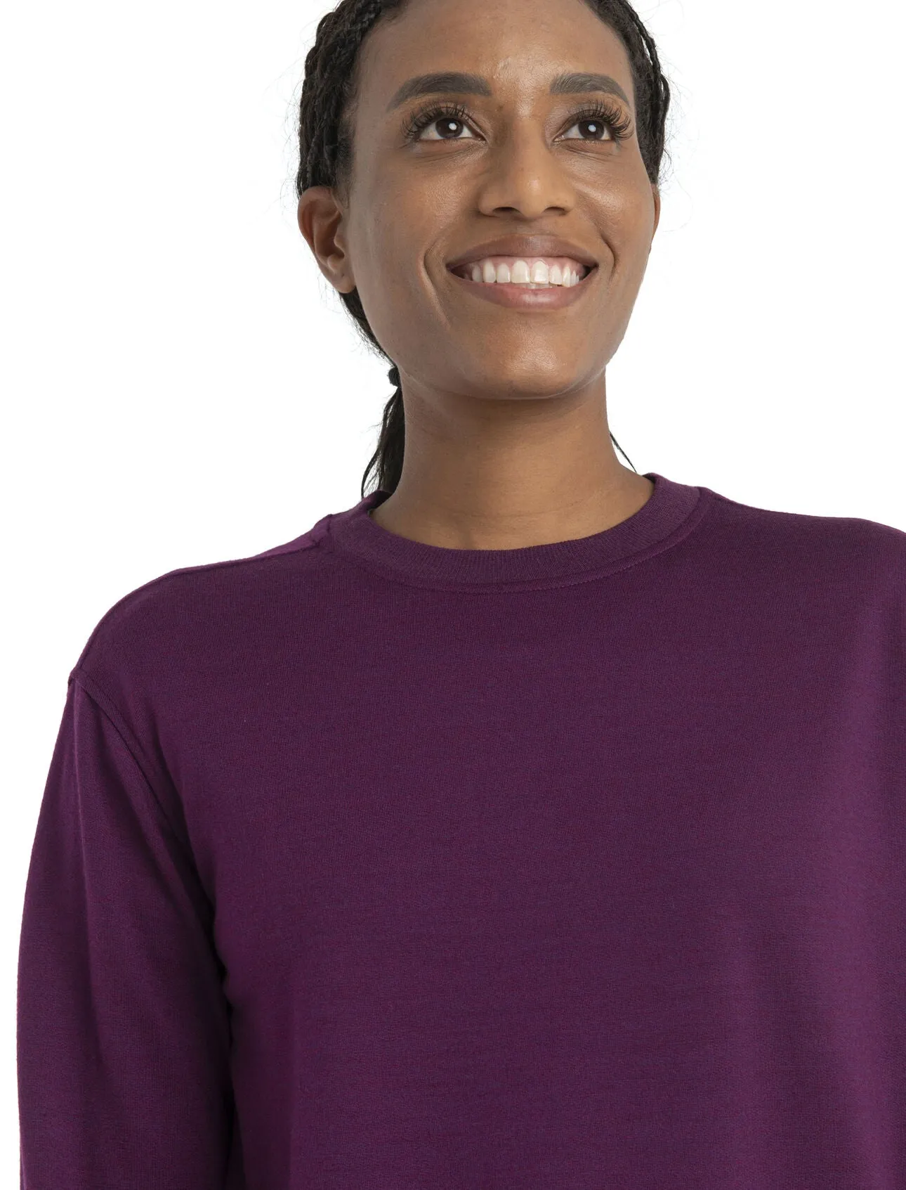 Womens Merino Crush II Long Sleeve Sweatshirt