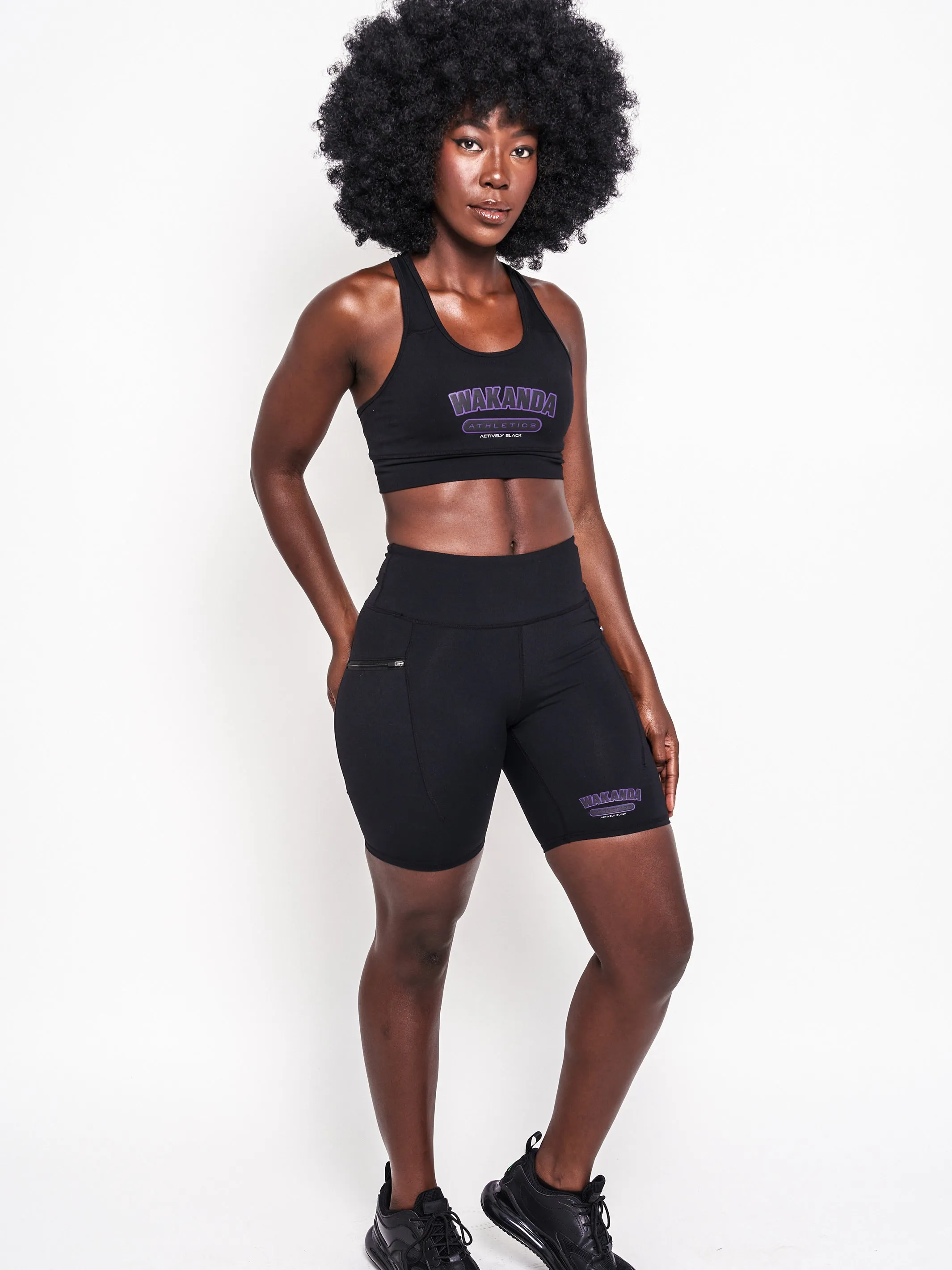 Women's Wakanda Athletics Classic Sports Bra